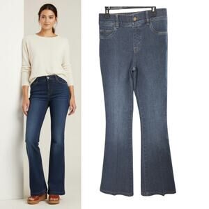 SPANXshape EveryWear Flare Jeans Women's Sz S  High Rise Pull On 21164Q